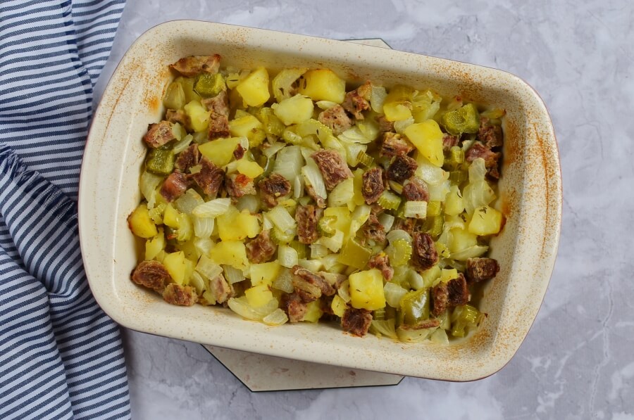 Baked Beef Hash with Potatoes recipe - step 4