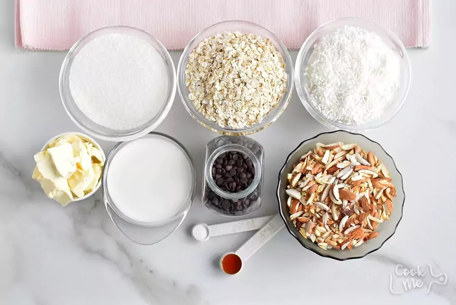Ingredients for Easy Chocolate Haystacks