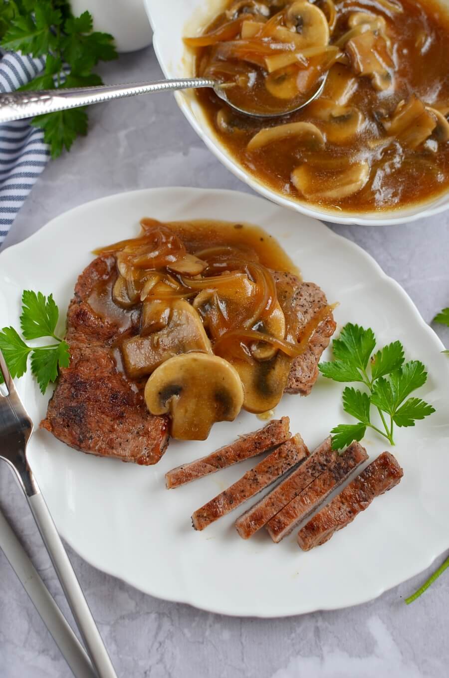 Easy Cubed Steak Dinner