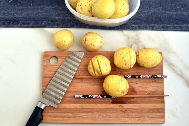 Step 2 - Hasselback Potatoes
