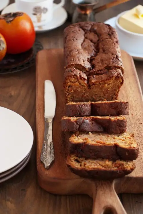 Healthyish Persimmon Bread