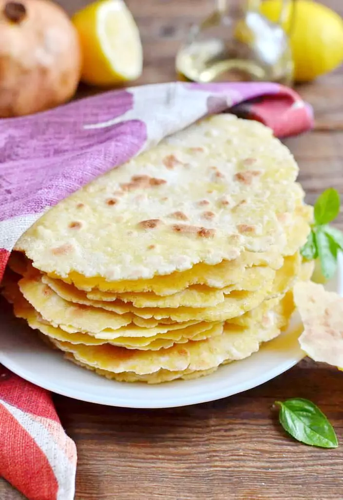 Homemade Gluten-Free Corn Tortilla