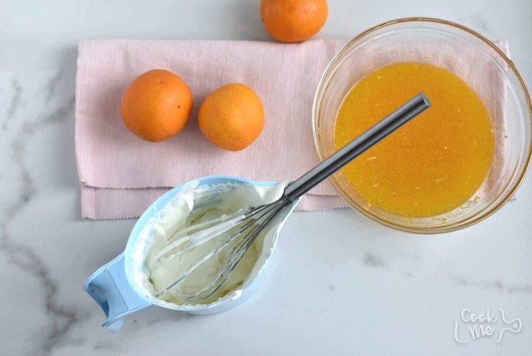 Step 2 - Homemade Orange Sherbet