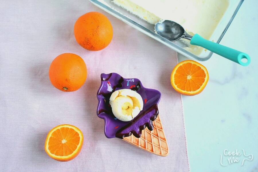 How to serve Homemade Orange Sherbet