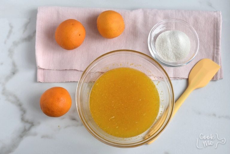 Step 1 - Homemade Orange Sherbet