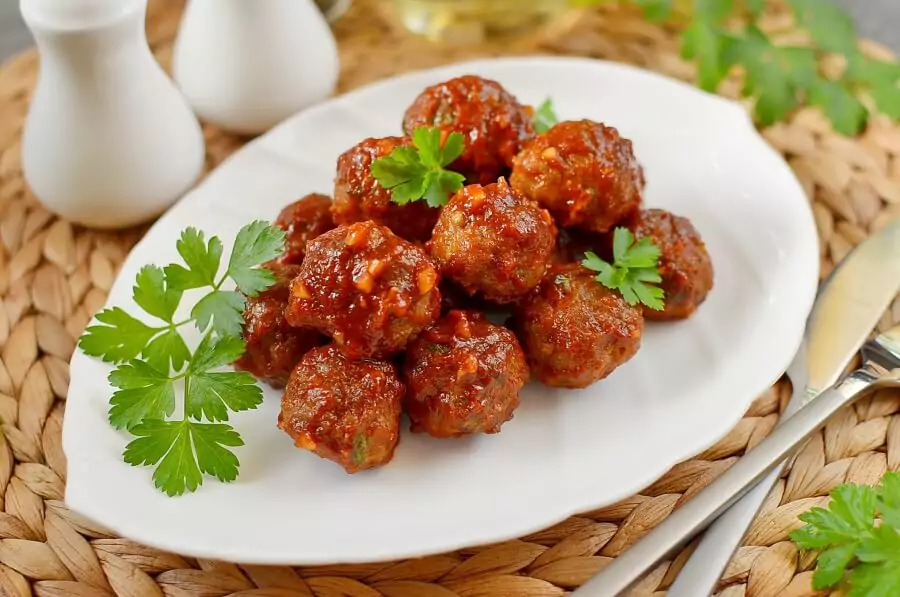 Honey Garlic Pork Meatballs