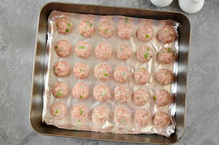 Step 3 - Honey Garlic Pork Meatballs