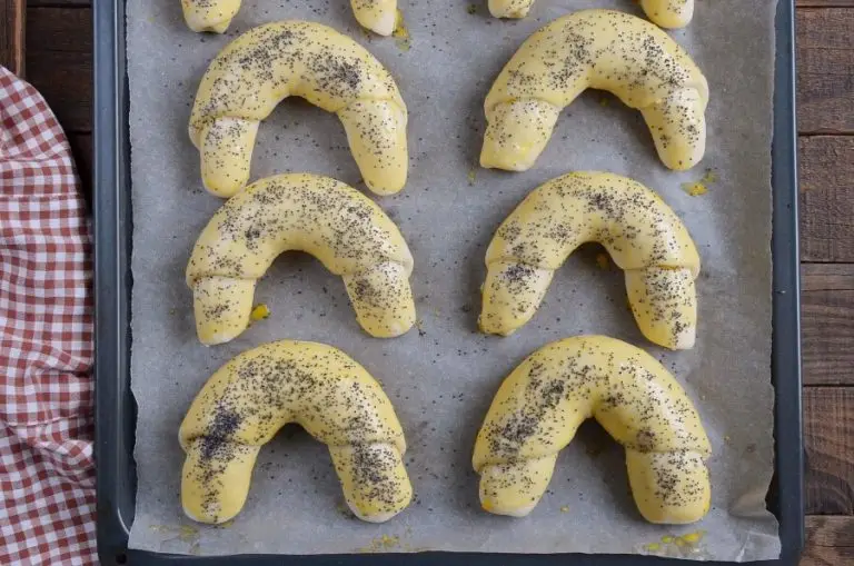Step 14 - Lemon Cardamom Crescent Milk Rolls with Poppy Seeds