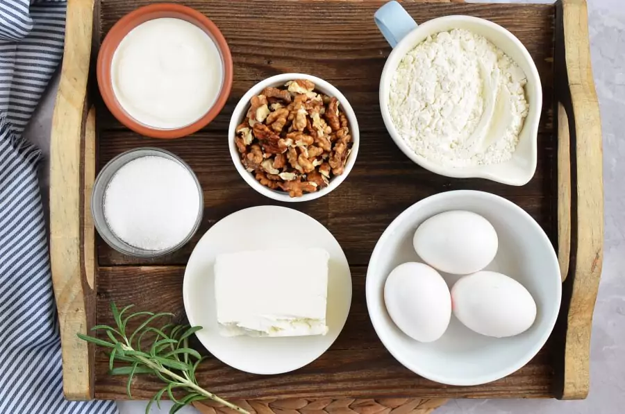 Ingredients for Meringue Shell Cookies (Rakushki)