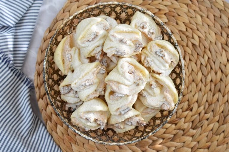Step 11 - Meringue Shell Cookies (Rakushki)