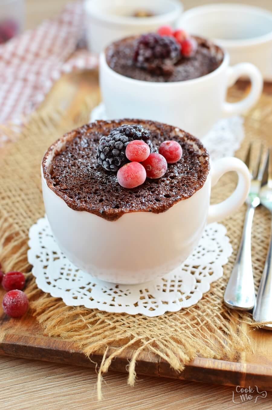 Gooey Chocolate Mug Cake in the Microwave | Life Tastes Good