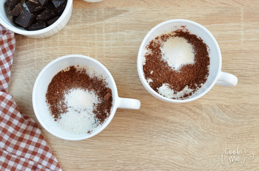 Molten Chocolate Mug Cake recipe - step 1