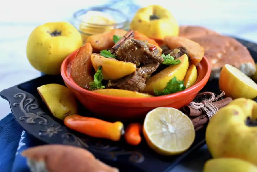 Moroccan Tagine With Quinces and Honey