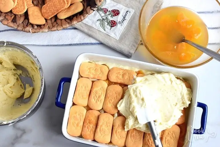 Step 5 - No Bake Pudding Tangerine Dessert