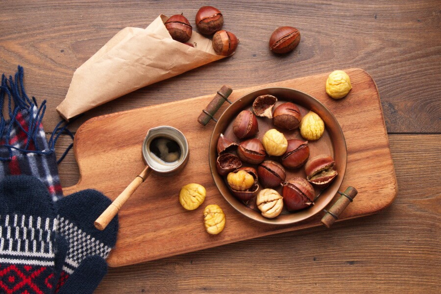 How to serve Oven Roasted Chestnuts
