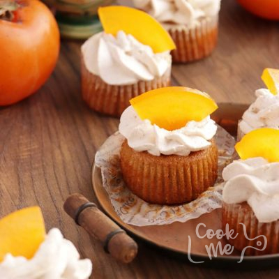 Persimmon Cupcakes Recipe-Homemade Persimmon Cupcakes-How to Make Persimmon Cupcakes