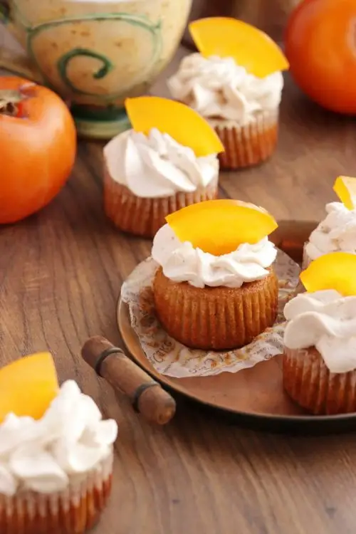 Persimmon Cupcakes