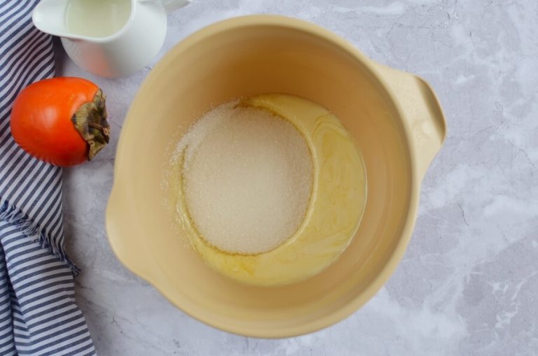Step 3 - Persimmon Rum Bundt Cake