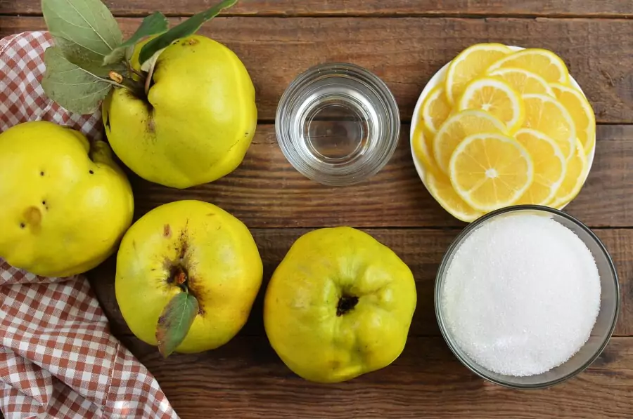 Ingredients for Quince Preserve