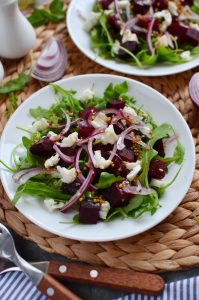 Roasted Beets and Feta Salad
