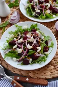 Roasted Beets and Feta Salad