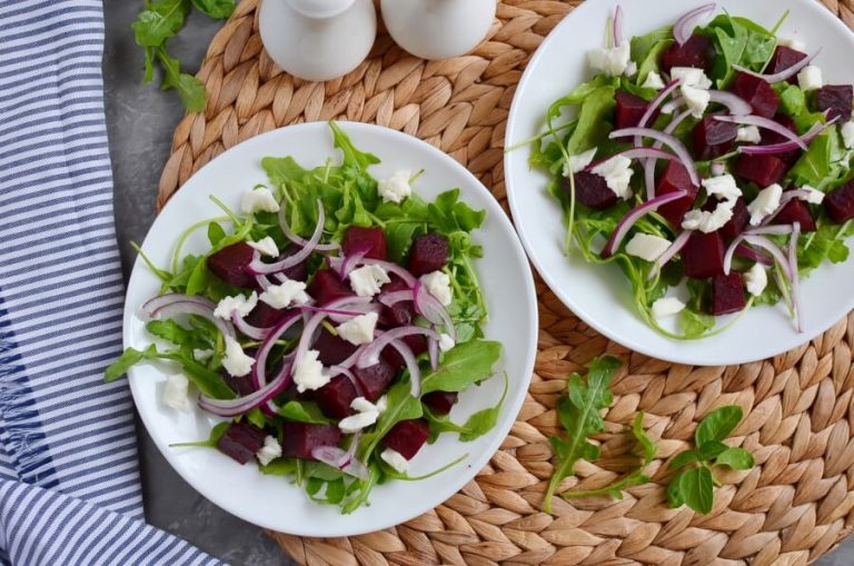 Step 5 - Roasted Beets and Feta Salad