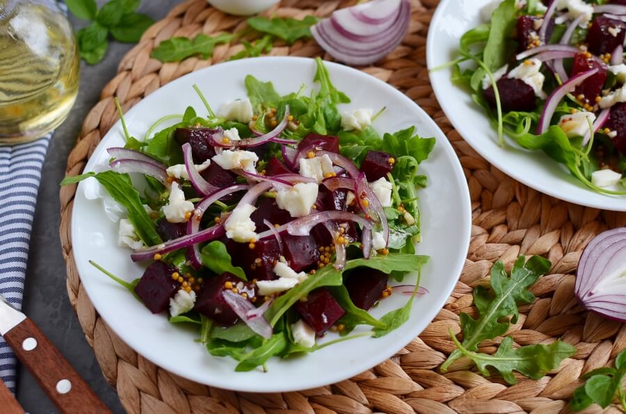Roasted Beets and Feta Salad