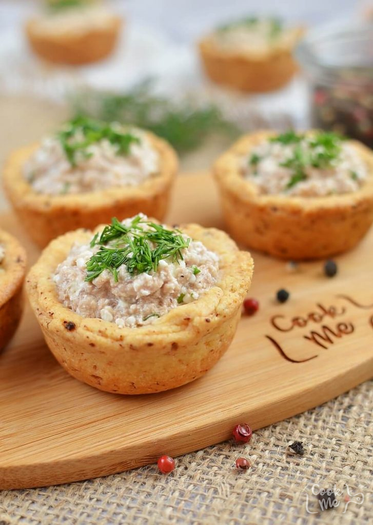 Salmon Filled Pastry Cups