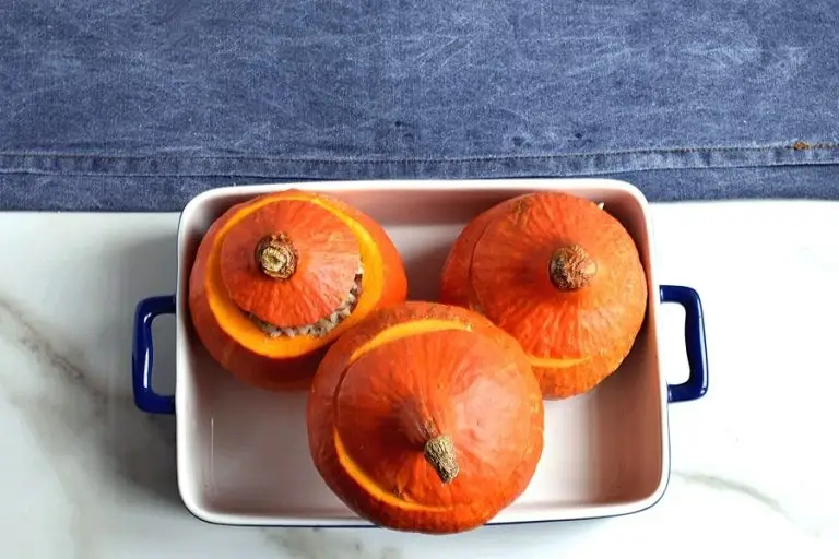 Step 6 - Sausage & Rice Stuffed Pumpkins