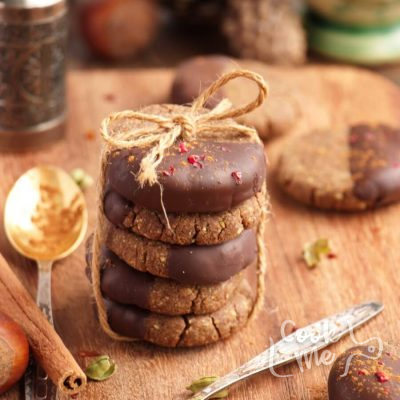 Spiced Chocolate Chestnut Cookies Recipe-Vegan Chocolate Chestnut Cookies-How to Make Chestnut Cookies