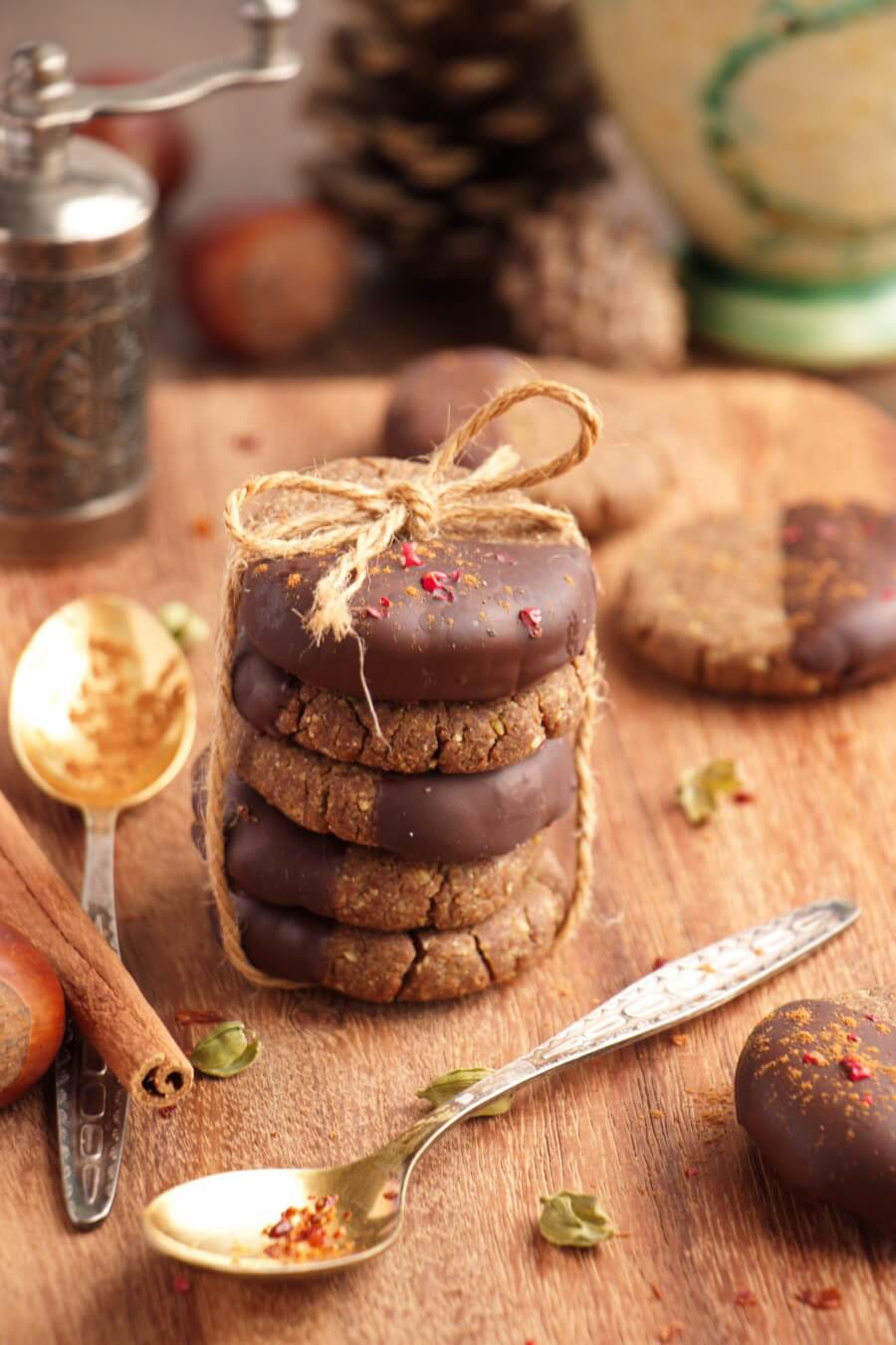 Spiced Chocolate Chestnut Cookies Recipe Cook.me Recipes