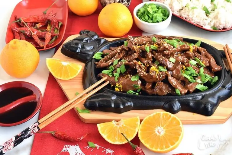 Step 6 - Spicy Tangerine Beef