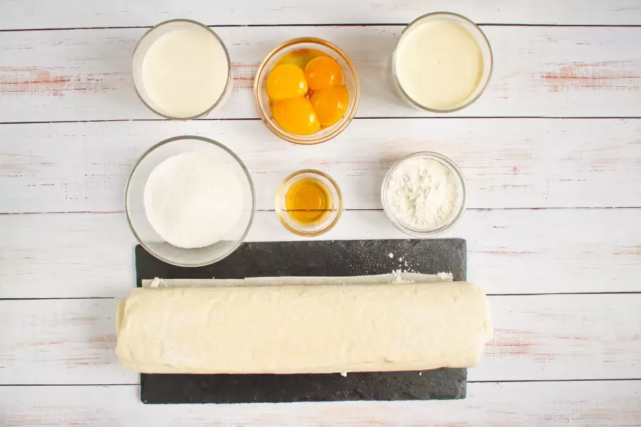 Ingredients for Cream Filled Pastries