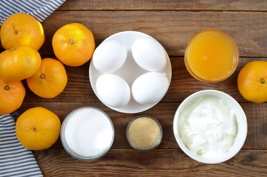 Ingredients for Tangerine Cream Parfait