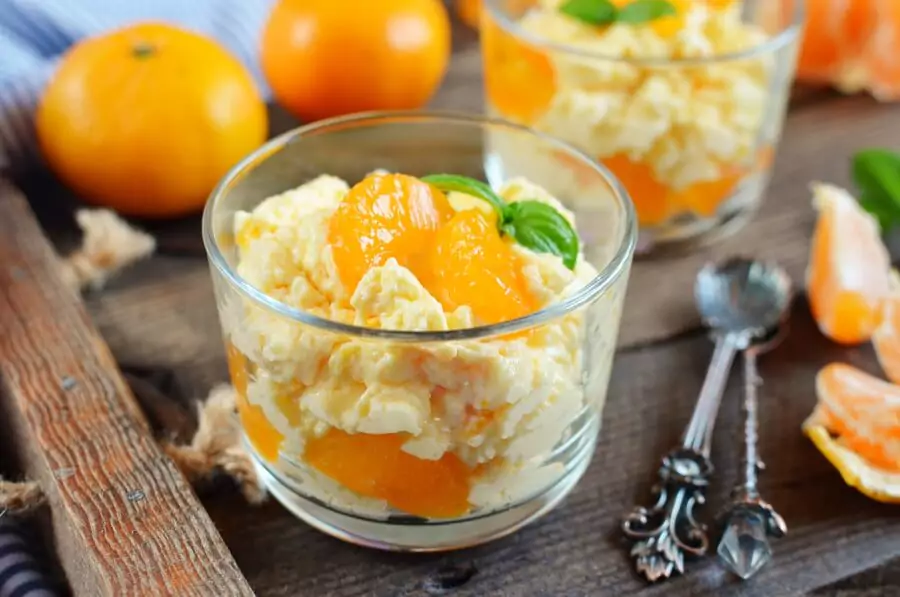Tangerine Cream Parfait