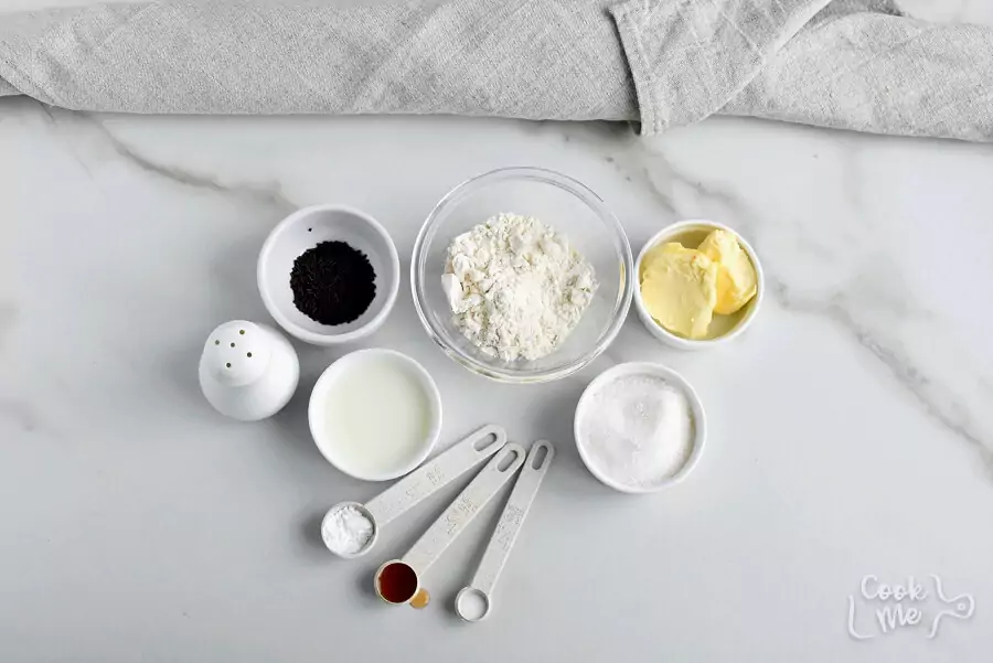 Ingredients for Vanilla Mug Cake