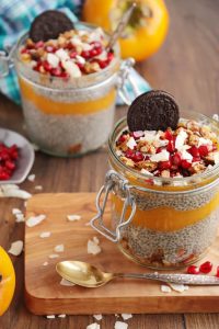 Vegan Persimmon Chia Pudding