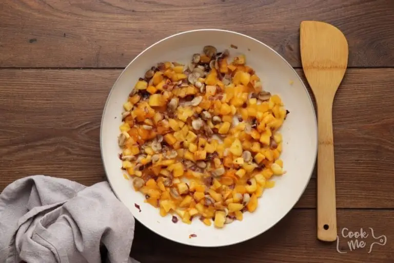 Step 6 - Vegan Persimmons with Lentils