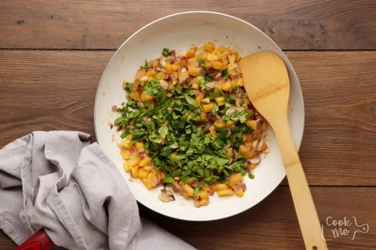Step 7 - Vegan Persimmons with Lentils