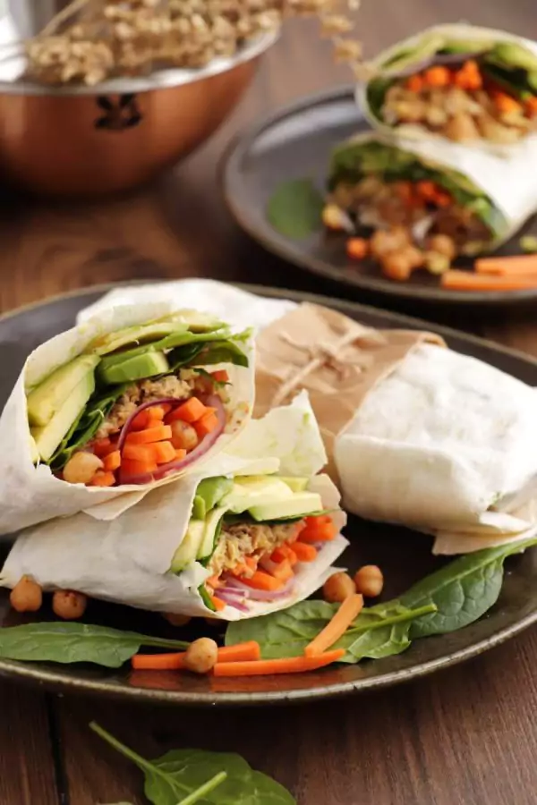 Avocado Tuna Wraps