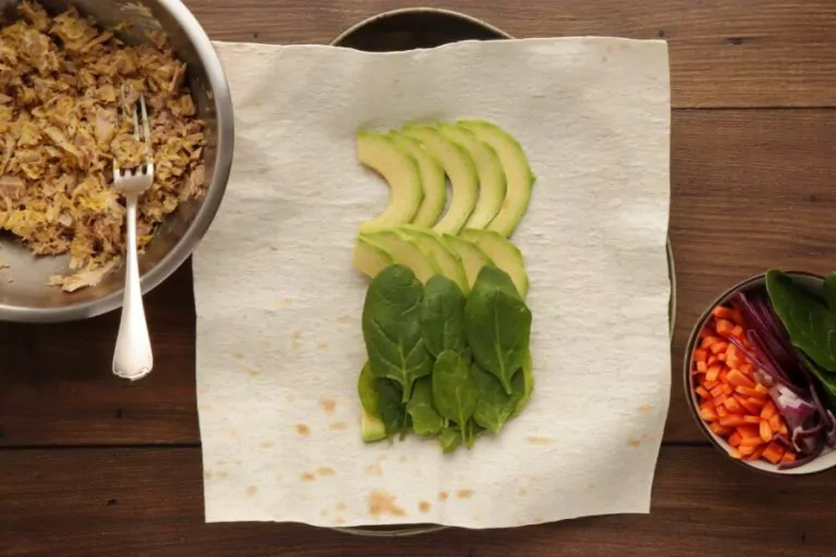 Step 4 - Avocado Tuna Wraps