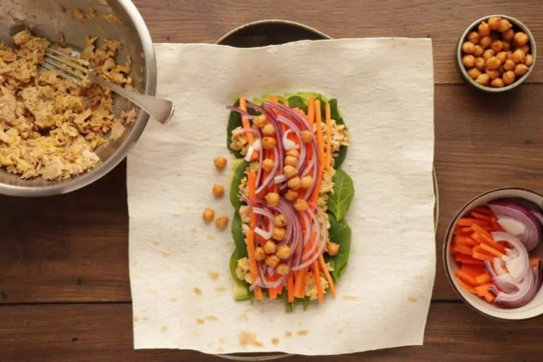 Step 4 - Avocado Tuna Wraps