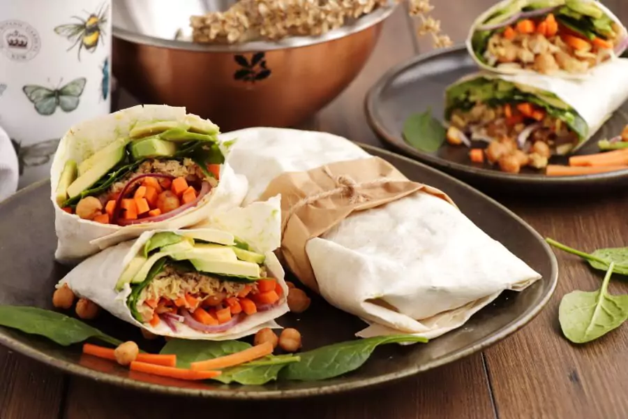 Avocado Tuna Wraps