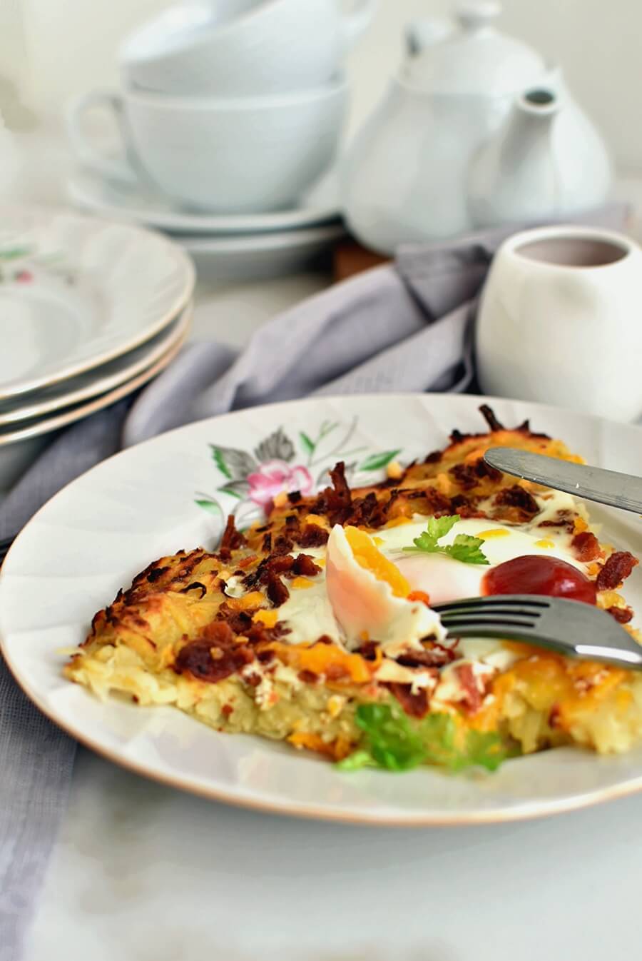 Bacon & Egg Hash Browns Recipe Cook.me Recipes