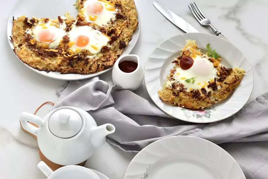 Bacon & Egg Hash Browns