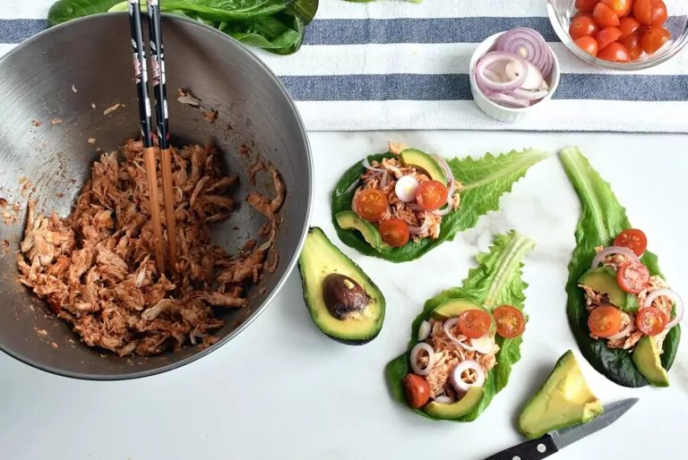 Step 2 - Buffalo Chicken Lettuce Wraps