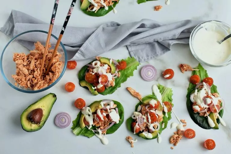 Step 4 - Buffalo Chicken Lettuce Wraps