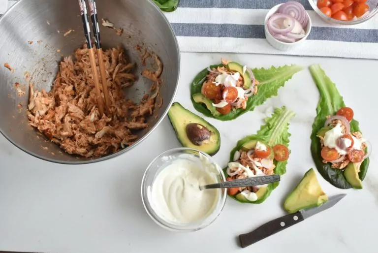 Step 3 - Buffalo Chicken Lettuce Wraps