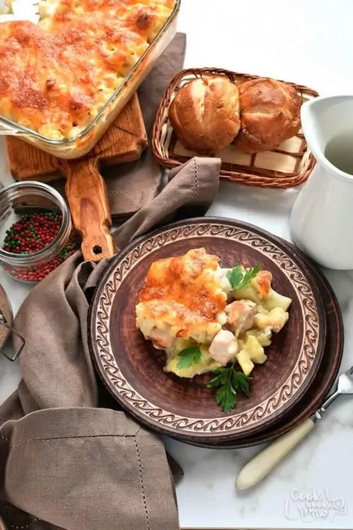 Cauliflower Sausage Casserole