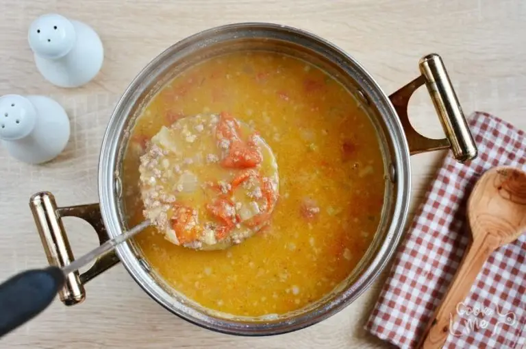 Step 7 - Cheeseburger Soup